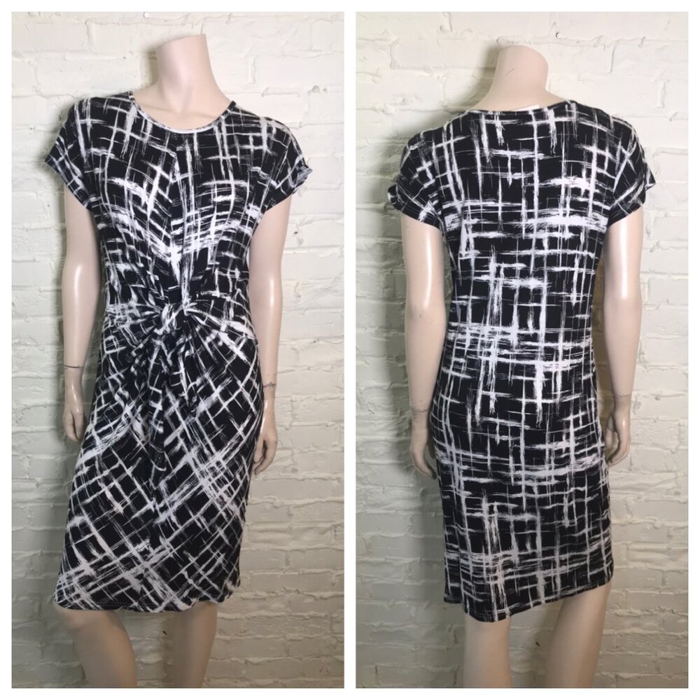 Black and white print dress - Spencer & Shaw